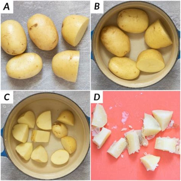 How long can cut potatoes stay in water for?
